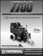 Preview for 1 page of National All Day Battery Ride-On 7700 Instruction Manual