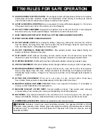 Preview for 9 page of National All Day Battery Ride-On 7700 Instruction Manual