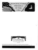 Preview for 10 page of National Colonial Gas Water Series User'S Information Manual