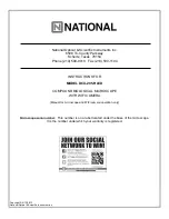 National DCX-205-RLED Instructions Manual preview