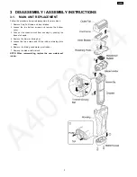 Preview for 3 page of National ES4001 Service Manual