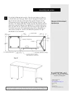 Предварительный просмотр 2 страницы National Maneuver Educational Desk Series Assembly Instruction