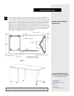 Preview for 3 page of National Maneuver Educational Desk Series Assembly Instruction