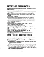 Предварительный просмотр 3 страницы National MK-G20NR Operating Instructions Manual