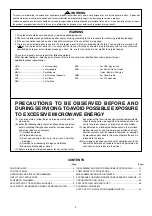 Preview for 2 page of National NN-C781JF Service Manual