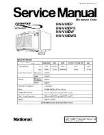 Preview for 1 page of National NN-V680W Service Manual