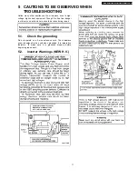 Предварительный просмотр 11 страницы National NN-V680W Service Manual