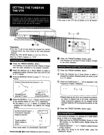 Preview for 14 page of National NV-G21 Series Operating Instructions Manual