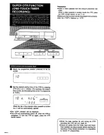 Preview for 20 page of National NV-G21 Series Operating Instructions Manual