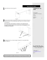 Preview for 1 page of National TESSERA HGT. ADJ. DESK Assembly Instruction
