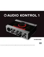 Native Instruments AUDIO KONTROL 1 Operation Manual предпросмотр