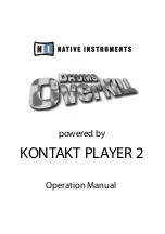 Предварительный просмотр 1 страницы Native Instruments DRUMS OverKILL Operation Manual