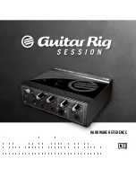 Предварительный просмотр 1 страницы Native Instruments Guitar Rig Session Hardware Reference Manual