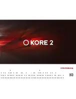 Native Instruments O Kore 2 Operation Manual preview