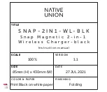 NATIVE UNION Snap 2-IN-1 Instruction Manual предпросмотр