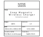 NATIVE UNION SNMAG01 Instruction Manual preview