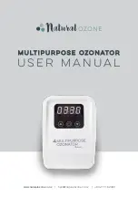 Natural Ozone Multipurpose Ozonator User Manual preview