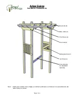 Natural Playgrounds Arbor Swing Installation Instructions preview