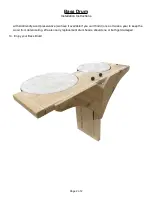 Предварительный просмотр 2 страницы Natural Playgrounds Bass Drum Installation Instructions