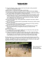 Preview for 2 page of Natural Playgrounds Spiderweb Nets Installation Instructions