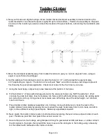 Preview for 3 page of Natural Playgrounds Toddler Climber Installation Instructions Manual