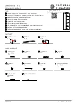 Предварительный просмотр 1 страницы Natural Signature 25-4627A-5 Quick Start Manual