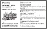 Предварительный просмотр 1 страницы NATURE & DECOUVERTES STEAM LOCOMOTIVE Assembly Instructions Manual