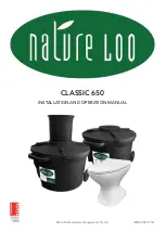 NATURE LOO CLASSIC 650 Installation And Operation Manual предпросмотр