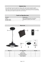 Предварительный просмотр 3 страницы Nature Power 21030 User Manual