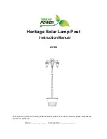 Preview for 1 page of Nature Power 23108 Instruction Manual