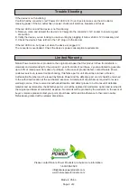 Preview for 4 page of Nature Power 30058 User Manual