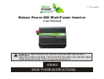 Nature Power 30400 User Manual preview