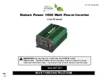 Preview for 1 page of Nature Power 37001 User Manual