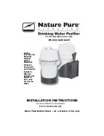 Preview for 1 page of Nature Pure Ultrafine Faucet Series Installation Instructions Manual