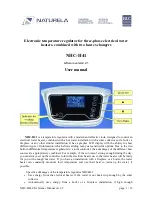 Предварительный просмотр 1 страницы Naturela NHC-H41 User Manual