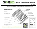 Nature's Sleep GHOSTBED ALL IN ONE FOUNDATION Assembly Instructions предпросмотр