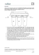 Preview for 3 page of NatureWater NW-BRL03-LS3 Operation Manual