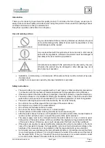 Preview for 3 page of NatureWater SOFT-HT1B Operating Instructions Manual