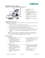 natus ALGO 3i Quick Reference Manual предпросмотр