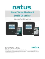 natus Embla Dx Series User And Service Manual preview