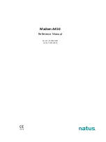 Предварительный просмотр 1 страницы natus Madsen A450 Reference Manual