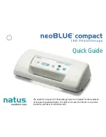 natus neoBLUE Compact Quick Manual preview