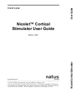 Предварительный просмотр 1 страницы natus Nicolet SCU User Manual