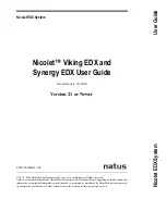 Предварительный просмотр 1 страницы natus Nicolet Synergy EDX User Manual