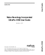 natus UltraPro S100 User Manual предпросмотр