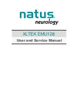 Предварительный просмотр 1 страницы natus XLTEK EMU128 User And Service Manual