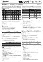 Nauled AL42D/P User Manual preview