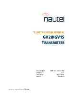 Preview for 1 page of Nautel GV20 Installation Manual