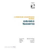 Nautel GV3.5 Operation & Maintenance Manual предпросмотр