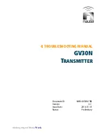 Предварительный просмотр 1 страницы Nautel GV30N Troubleshooting Manual